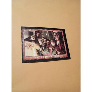 Vintage 1985 Warner Bros Topps Gum Goonies Trading Card #85 The Goonie Pledge